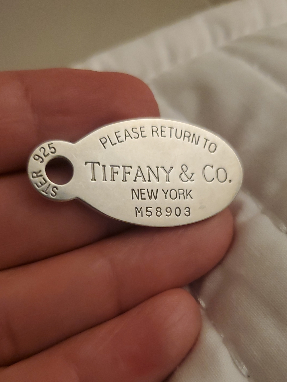 Men Tiffany & Co. Dog Tag